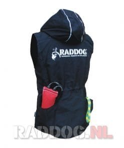 RADDOG trainingsvest 7 T01017-3 show pockets zwart wit