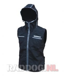 RADDOG trainingsvest 8 T01017-4 show capuchon zwart wit