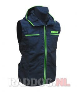 RADDOG trainingsvest zwart neon groen