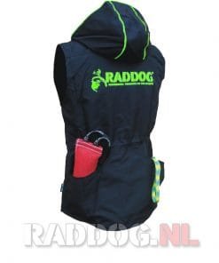 T01017NG-3 show pockets zwart neon groen