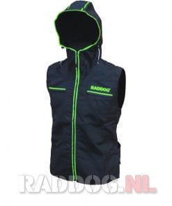 T01017NG-4 show capuchon zwart neongroen