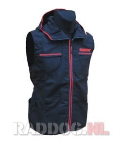 RADDOG trainingsvest zwart-rood
