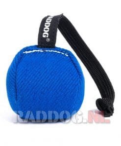nylcot bal met koord in blauw