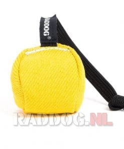 nylcot bal met koord in geel