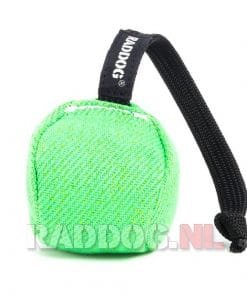 nylcot bal met koord in groen