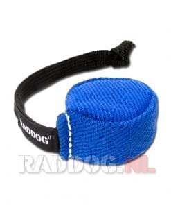 RADDOG nylcot Puck met koord 7cm 11 Puck blauw nylcot