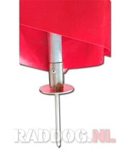 RADDOG groot revier verstek 5 Detail poot verstek