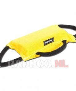 RADDOG bijtkussen Nylcot hard 25 x 16cm 12 bijtkussen hard geel nylcot