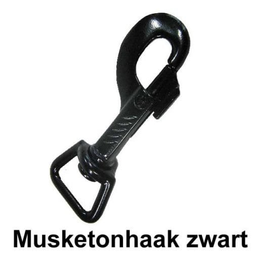 Musketonhaak-zwart