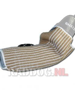 Jute overtrek met greep op mouw