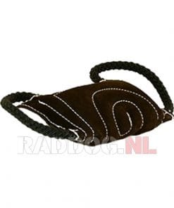 RADDOG bijtkussen leer GLOBUS 25 x 12cm 7 Globus Schuin