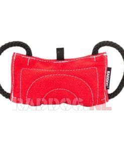 RADDOG bijtkussen nylcot GLOBUS 25 x 12cm 9 Globus rood