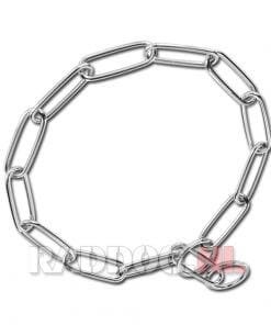 Schakelketting Chrome met grote schakel 11 54cm-3mm Schakelketting Chrome met grote schakel