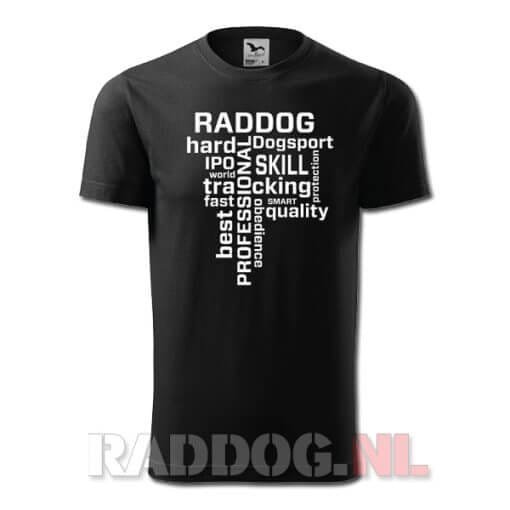 T-shirt Words zwart