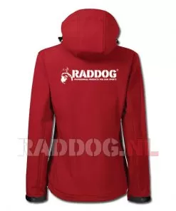 RADDOG softshell jas dames 16 Softshell jas achter rood