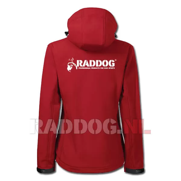 RADDOG softshell jas dames 8 Softshell jas achter rood