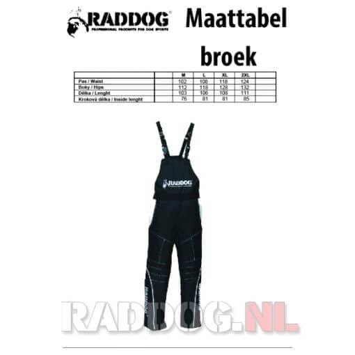 Maattabel helper broek