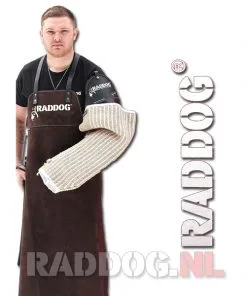 Raddog leren schort helper