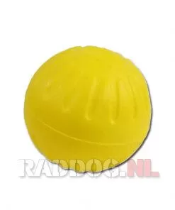 foam bal 6.4cm geel