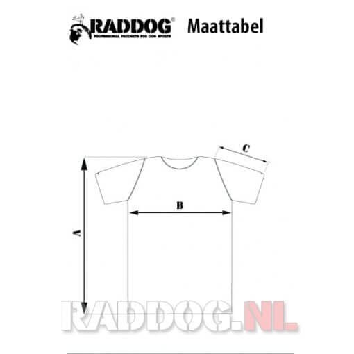 maattabel shirts