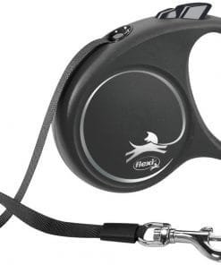 Flexi rollijn met band zwart S