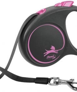 Flexi rollijn met band roze S