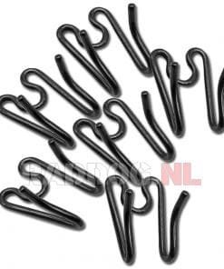 Sprenger tussenstuk RVS zwart trainingsketting 3,2mm