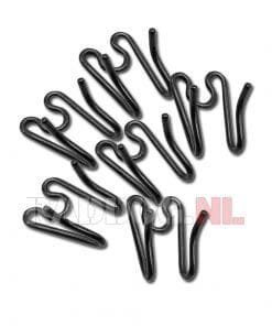 Sprenger tussenstuk RVS zwart trainingsketting 2,25mm