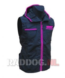 raddog trainingsvest zwart-magenta