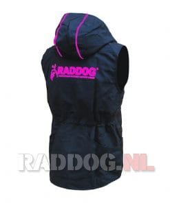 raddog trainingsvest zwart-magenta rear