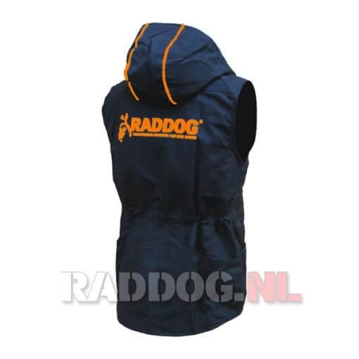 T01017OR 2 raddog trainingsvest zwart oranje