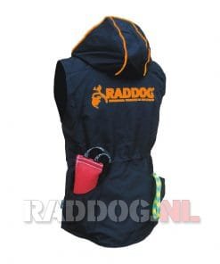 RADDOG trainingsvest Zwart-Oranje 7 zwart-oranje show pockets