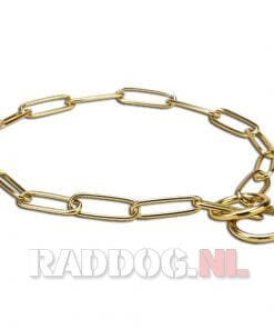 Schakelketting Messing met grote schakel 11 66cm-3mm Schakelketting Messing met grote schakel