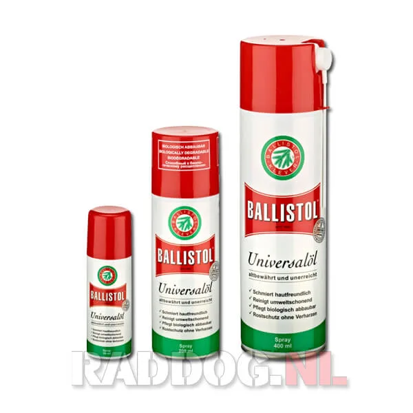 Alarmpistolen 3 Ballistol Universal Oil Spray groep