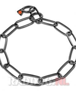 Sprenger RVS zwart schakelketting 4mm