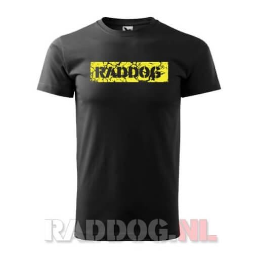 T-shirt crack logo zwart