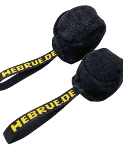 Leren bal met handlus 12cm