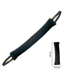 Alternative view of Bijtrol Leer 60cm 2 lussen