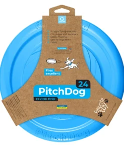 PitchDog Flying Disk 24 10 Flying Disk 24 blauw verpakking