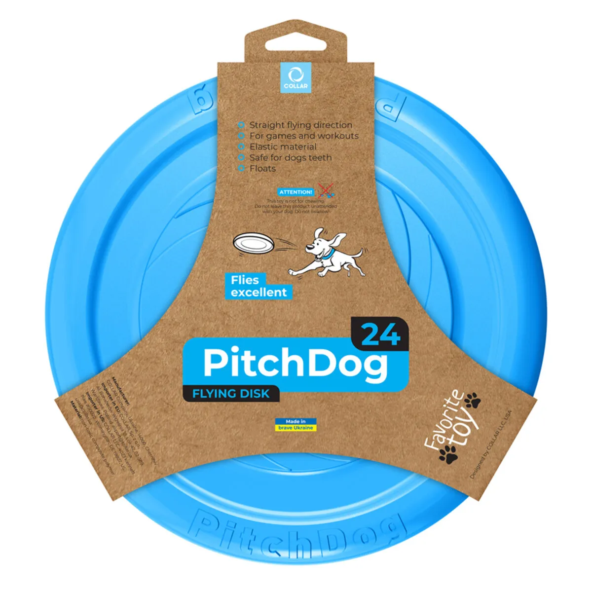 PitchDog Flying Disk 24 4 PitchDog Flying Disk 24 - Afbeelding 4