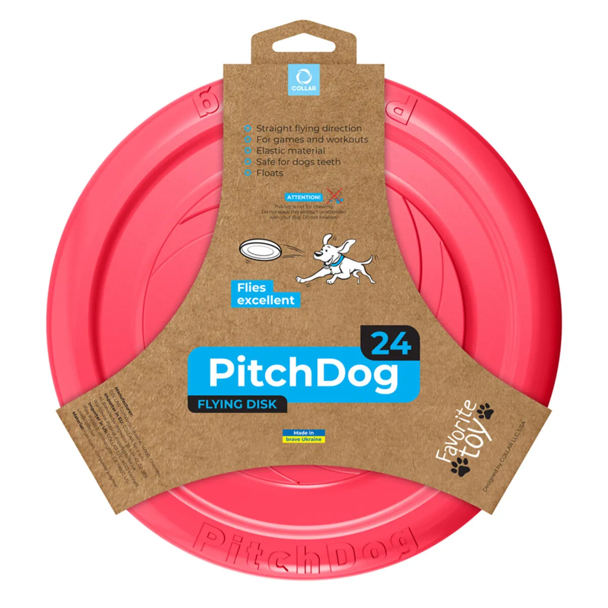 PitchDog Flying Disk 24 2 PitchDog Flying Disk 24 - Afbeelding 2